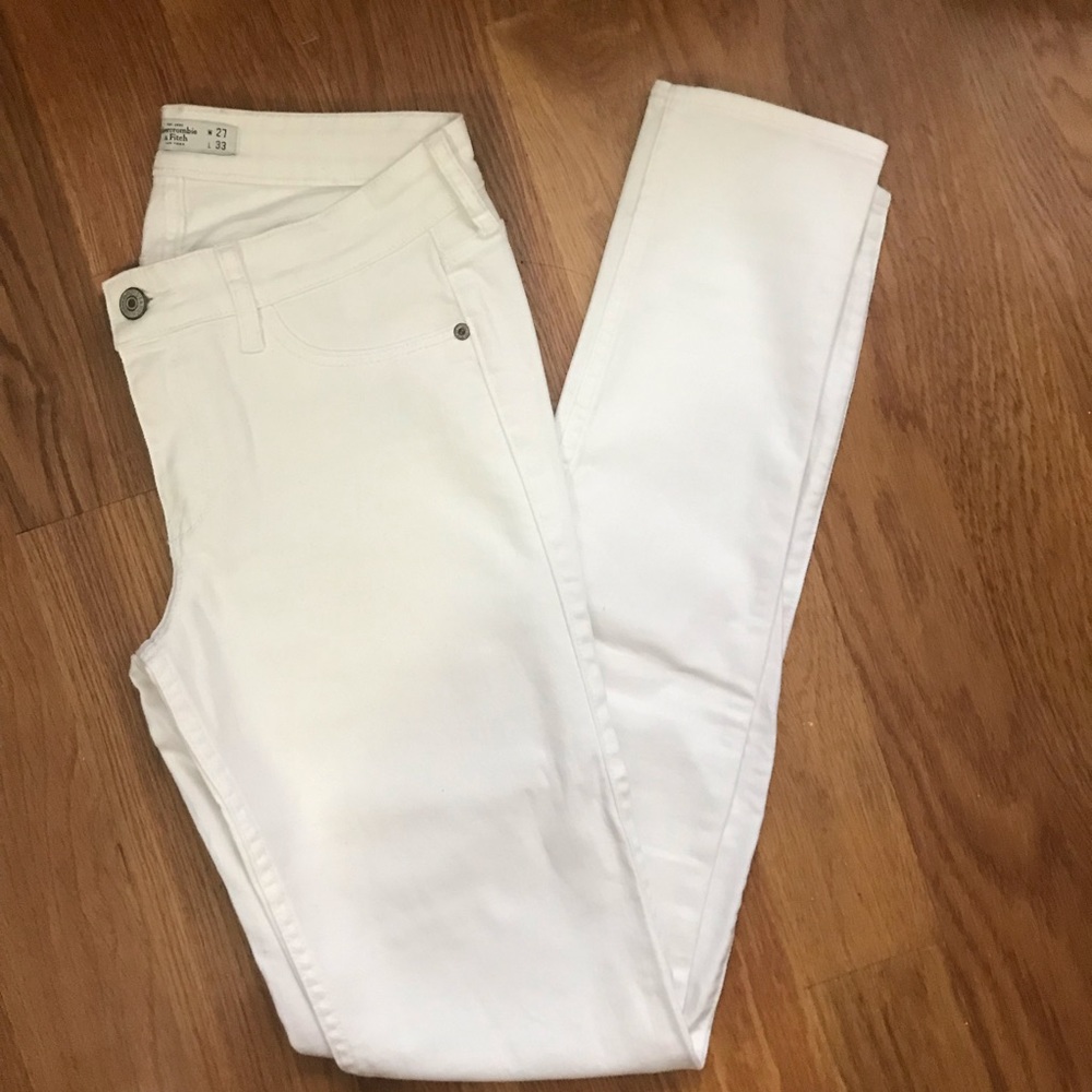 Abercrombie White Jeans